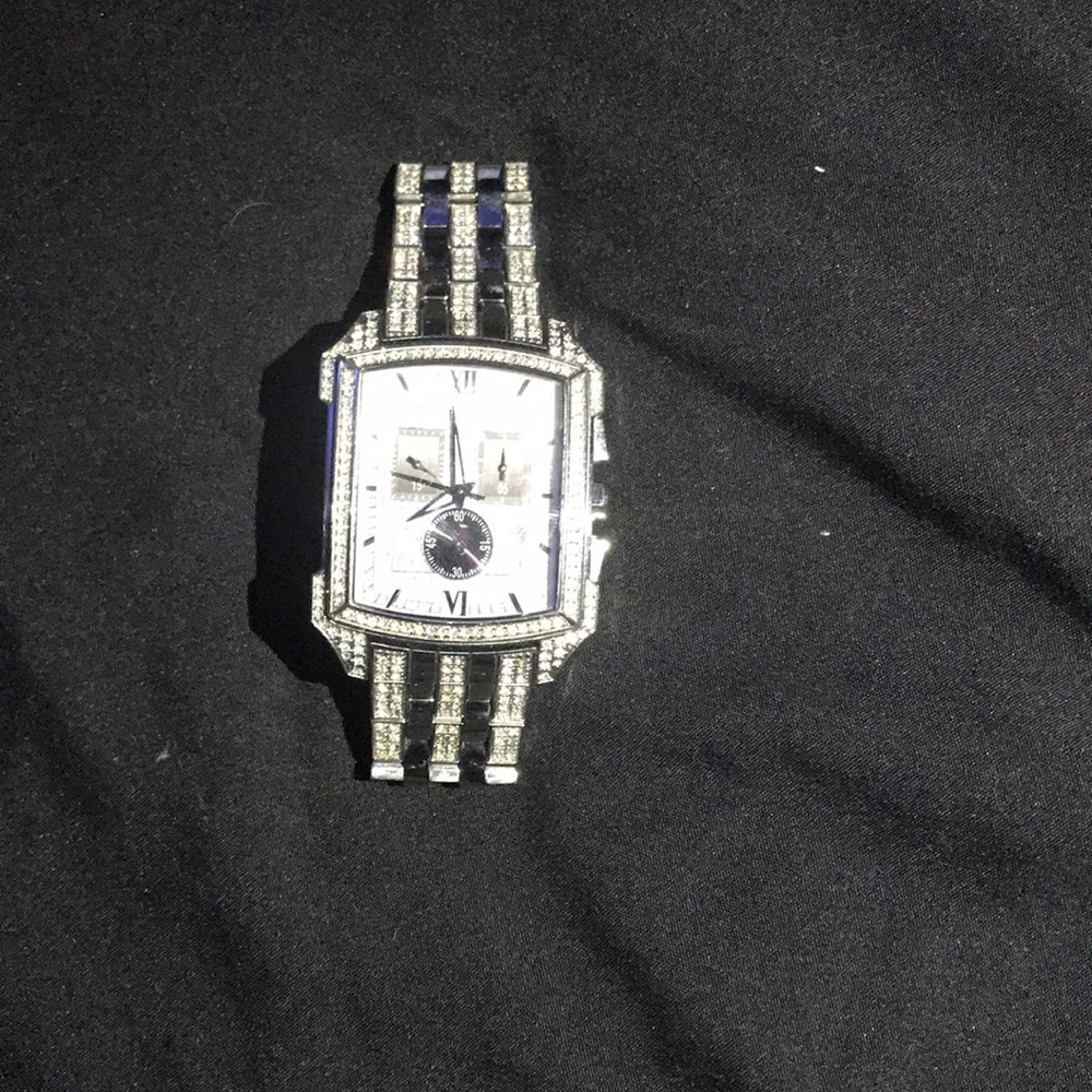 Wittnauer men’s crystal stainless steel watch